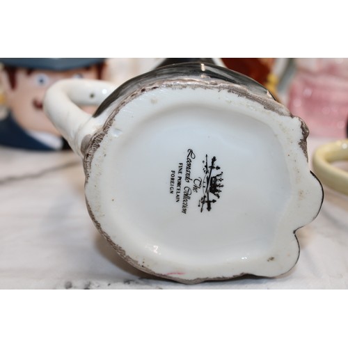 94 - A Quantity Of Toby Jugs Etc Height Of Tallest 11.5cm As Found Collection Only