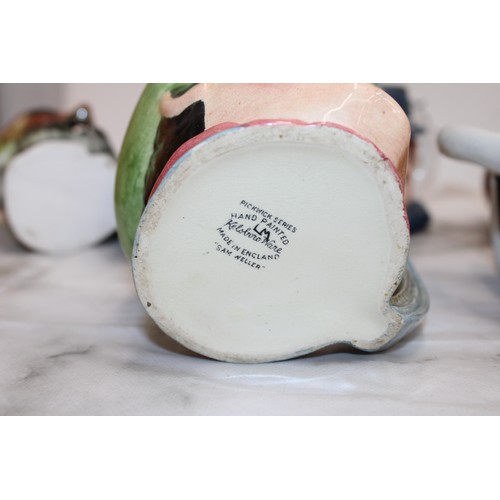 94 - A Quantity Of Toby Jugs Etc Height Of Tallest 11.5cm As Found Collection Only