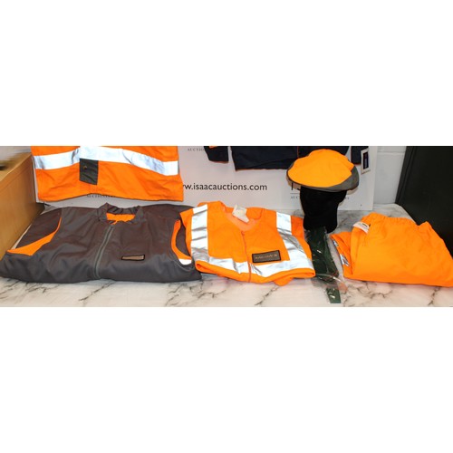 242 - Railway Items Including 2 x Rail Jackets, 2 x Rail Body Warmers, 1 x Railway Hat, 1 x Hi-vis Trouser... 