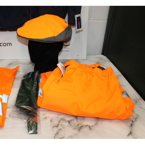 242 - Railway Items Including 2 x Rail Jackets, 2 x Rail Body Warmers, 1 x Railway Hat, 1 x Hi-vis Trouser... 