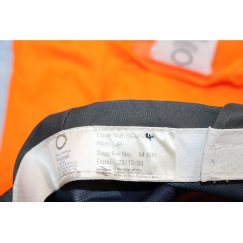 242 - Railway Items Including 2 x Rail Jackets, 2 x Rail Body Warmers, 1 x Railway Hat, 1 x Hi-vis Trouser... 