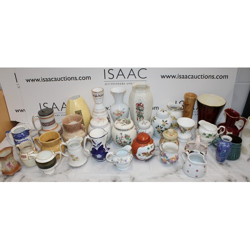101 - A Quantity Of Vases And Jugs Etc Various Conditions AS Found Please See All Pictures COLLECTION ONLY... 