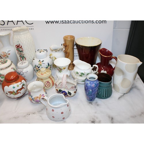 101 - A Quantity Of Vases And Jugs Etc Various Conditions AS Found Please See All Pictures COLLECTION ONLY... 