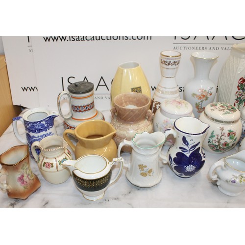 101 - A Quantity Of Vases And Jugs Etc Various Conditions AS Found Please See All Pictures COLLECTION ONLY... 