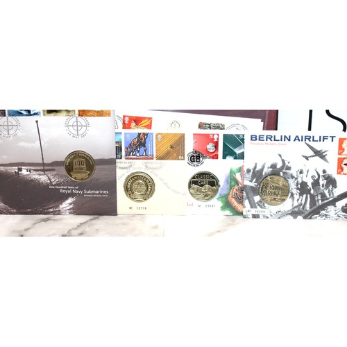 295 - Album Of First Day Covers And 4 x Coin Covers