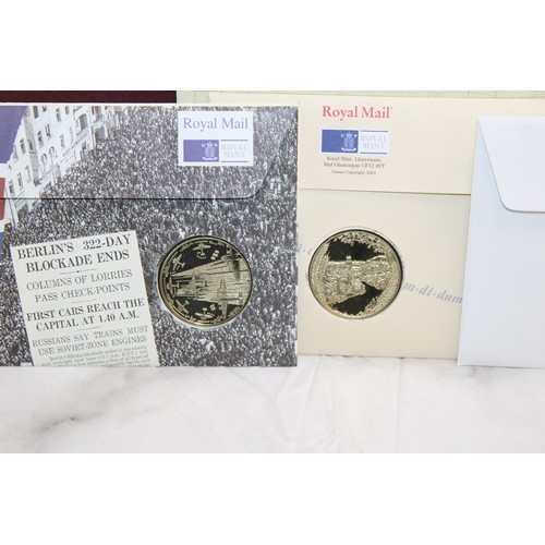 295 - Album Of First Day Covers And 4 x Coin Covers