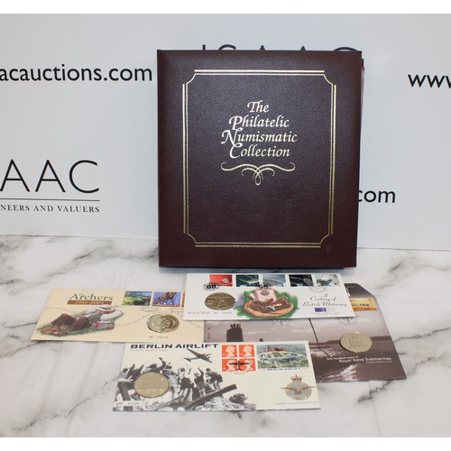 295 - Album Of First Day Covers And 4 x Coin Covers
