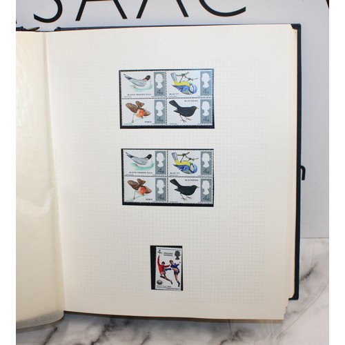 296 - An Album Of Unfranked (A Few Franked)Worldwide Stamps