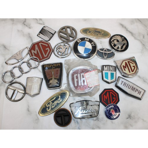 245 - Selection Of Car Badges As Found One Still In Bag