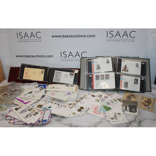 297 - A Quantity Of World Wide Stamps/Envelopes First Day Covers Etc As Found