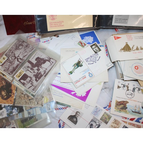 297 - A Quantity Of World Wide Stamps/Envelopes First Day Covers Etc As Found