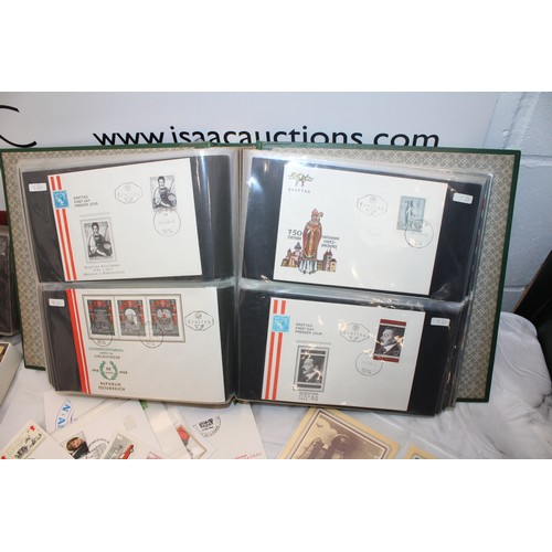 297 - A Quantity Of World Wide Stamps/Envelopes First Day Covers Etc As Found