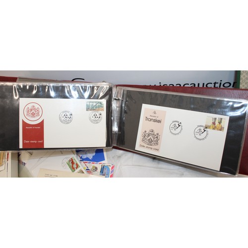 297 - A Quantity Of World Wide Stamps/Envelopes First Day Covers Etc As Found