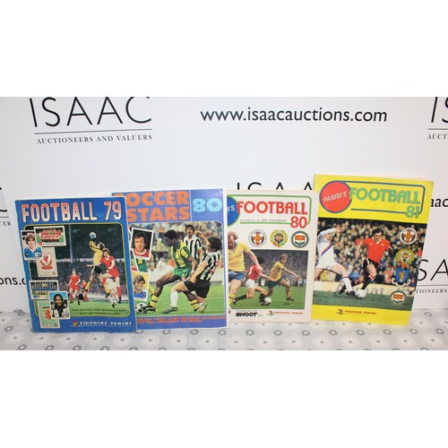 251 - Four Football Collector Card Albums Inc- FOOTBALL 79/SOCCER STARS 80/FOOTBALL 80/FOOTBALL 81