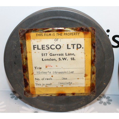 107 - Five FLESCO FILM REELS INC-Thunderbirds Sel/.No.1 1599/DONALD''S BEACH PICINIC 1052. /Cartoon Select... 