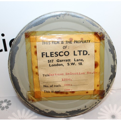107 - Five FLESCO FILM REELS INC-Thunderbirds Sel/.No.1 1599/DONALD''S BEACH PICINIC 1052. /Cartoon Select... 