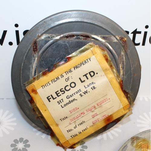 107 - Five FLESCO FILM REELS INC-Thunderbirds Sel/.No.1 1599/DONALD''S BEACH PICINIC 1052. /Cartoon Select... 