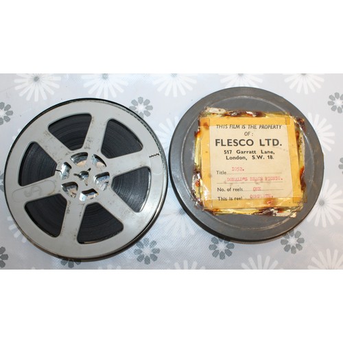 107 - Five FLESCO FILM REELS INC-Thunderbirds Sel/.No.1 1599/DONALD''S BEACH PICINIC 1052. /Cartoon Select... 