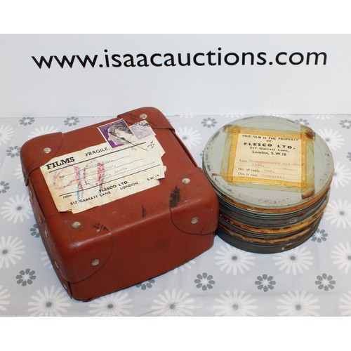 107 - Five FLESCO FILM REELS INC-Thunderbirds Sel/.No.1 1599/DONALD''S BEACH PICINIC 1052. /Cartoon Select... 