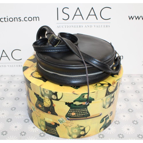 108 - A Collectable Boxed 'Victoria Salvation Army Bonnet' And A Salvation Army Tambourine -In A Carry Cas... 