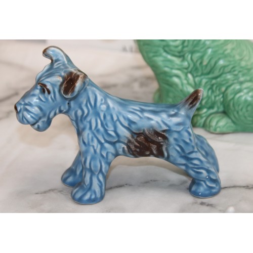 111 - Selection Of Ceramic & Brass Dogs Inc-Pekingese Sylvac/Rough Collie/Cocker Spaniel/Scottish Terrier/... 