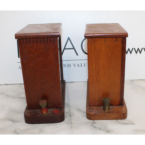 112 - One Antique Ammeter By Becker Hatton Wall Of London & A Antique Griffin London Voltmeter Both As Fou... 