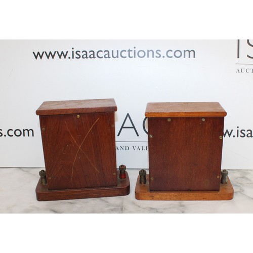 112 - One Antique Ammeter By Becker Hatton Wall Of London & A Antique Griffin London Voltmeter Both As Fou... 