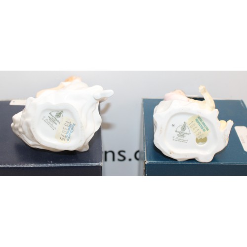 117 - 4 x Boxed Royal Doulton Figurines Inc- Friendship/Buddies/Ballet Class/First Recital  Tallest 15.5cm