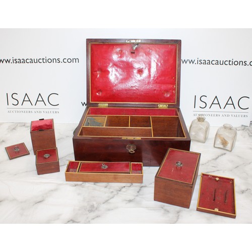 119 - A Antique Wooden Vanity Set As Found Please See All Pictures