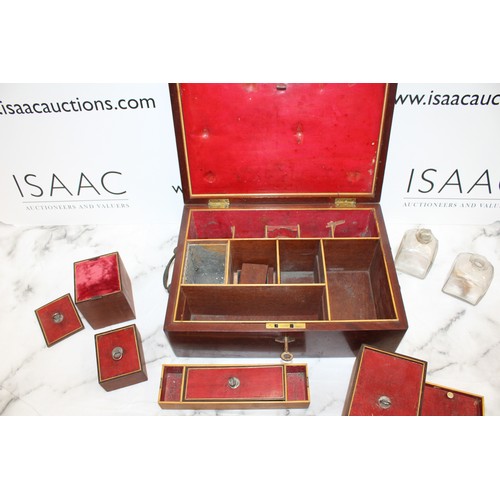 119 - A Antique Wooden Vanity Set As Found Please See All Pictures