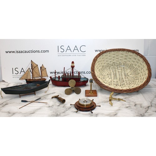 120 - A Quantity Of Nautical Items ETC As Found