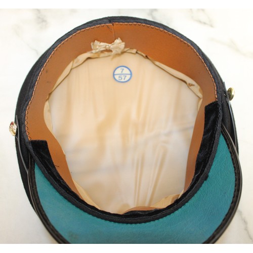 772 - Royal Artillery Officer's Dress Cap & British Army Royal Corps Of Signals Officer's Dress Peaked Cap... 