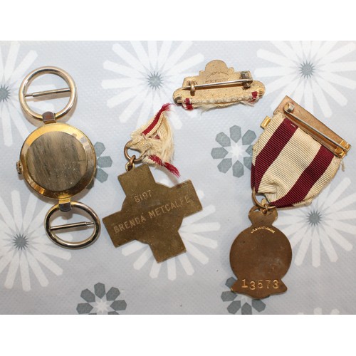 766 - THE BRITISH RED CROSS Medals/Badge Etc As Found