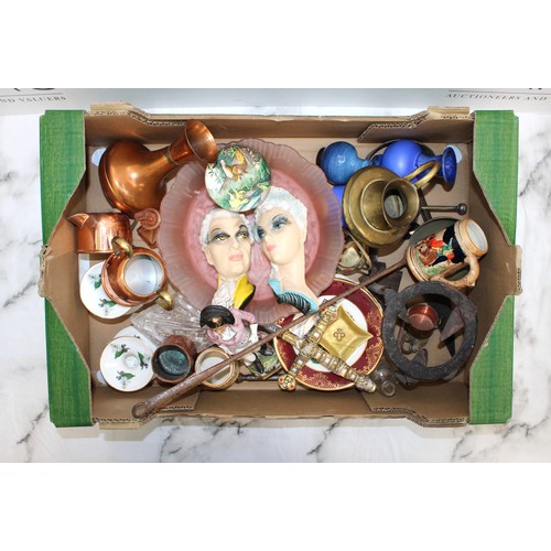 182 - A Tray Of Mixed House Clearance Items  COLLECTION ONLY FROM BRAINTREE ESSEX CM7 2DG