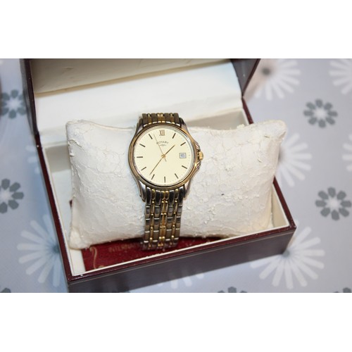 194 - A Selection Of Items Inc: Jewellery/A Spode Commemorative Bottle/A Boxed Rotary Watch-Untested And A... 