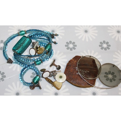 194 - A Selection Of Items Inc: Jewellery/A Spode Commemorative Bottle/A Boxed Rotary Watch-Untested And A... 