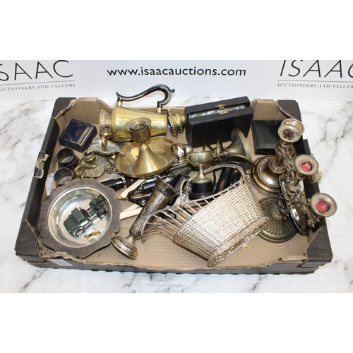 196 - A Tray Of Mixed Collectable Items AS Found