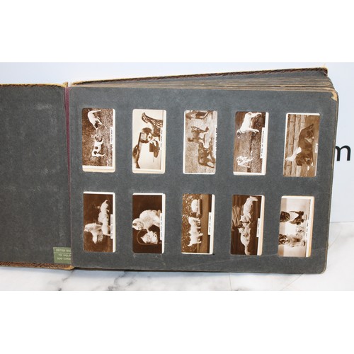 205 - Cigarette Pictures Album Containing A Quantity Of Cards Inc-