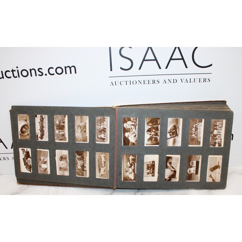 205 - Cigarette Pictures Album Containing A Quantity Of Cards Inc-