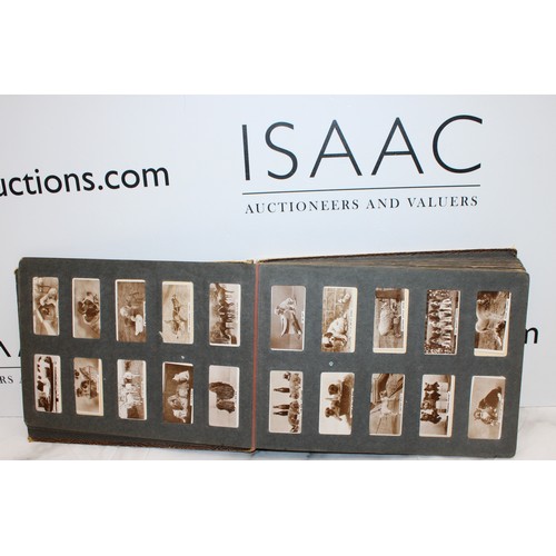 205 - Cigarette Pictures Album Containing A Quantity Of Cards Inc-