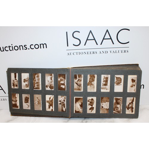 205 - Cigarette Pictures Album Containing A Quantity Of Cards Inc-