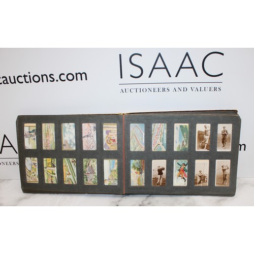 205 - Cigarette Pictures Album Containing A Quantity Of Cards Inc-