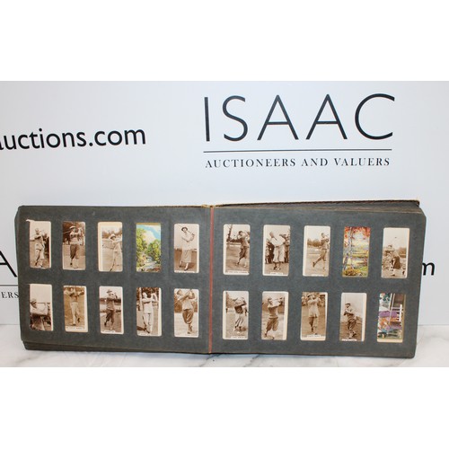 205 - Cigarette Pictures Album Containing A Quantity Of Cards Inc-