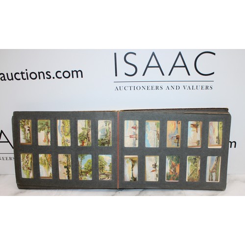 205 - Cigarette Pictures Album Containing A Quantity Of Cards Inc-