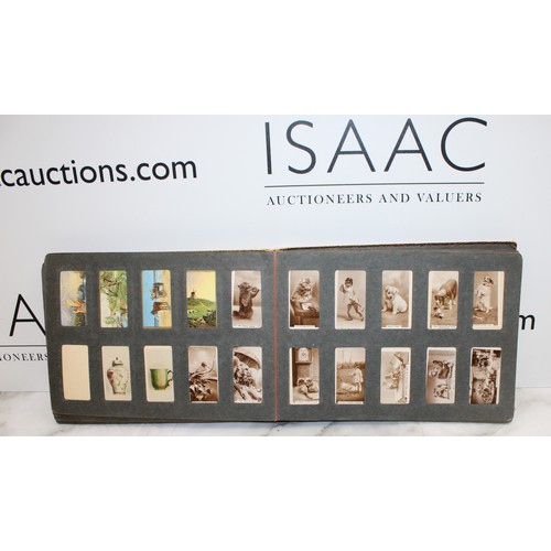 205 - Cigarette Pictures Album Containing A Quantity Of Cards Inc-