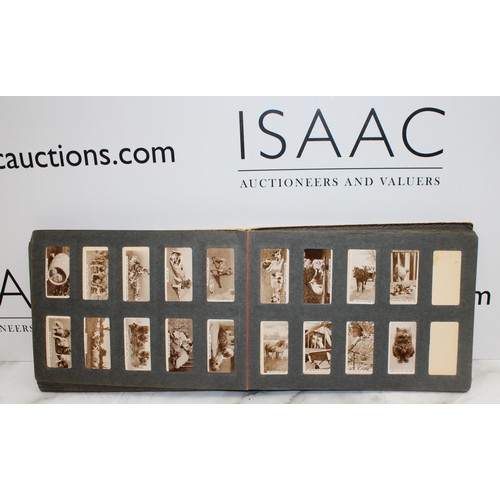 205 - Cigarette Pictures Album Containing A Quantity Of Cards Inc-