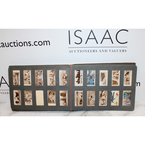 205 - Cigarette Pictures Album Containing A Quantity Of Cards Inc-
