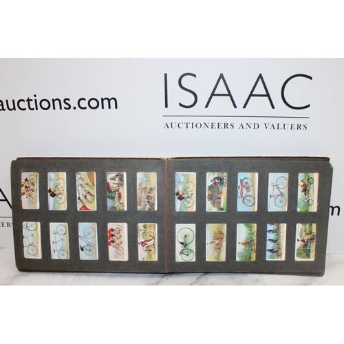 205 - Cigarette Pictures Album Containing A Quantity Of Cards Inc-