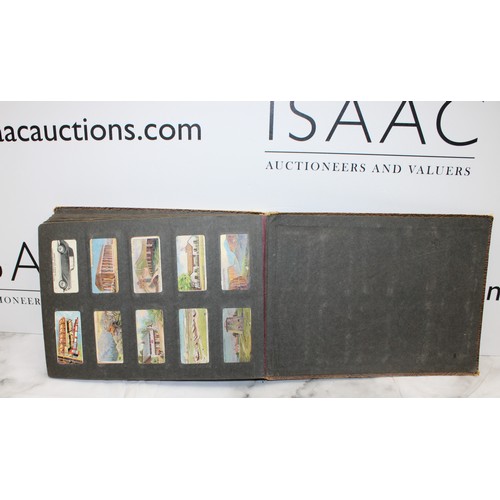 205 - Cigarette Pictures Album Containing A Quantity Of Cards Inc-