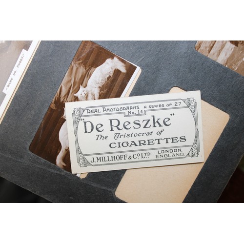 205 - Cigarette Pictures Album Containing A Quantity Of Cards Inc-